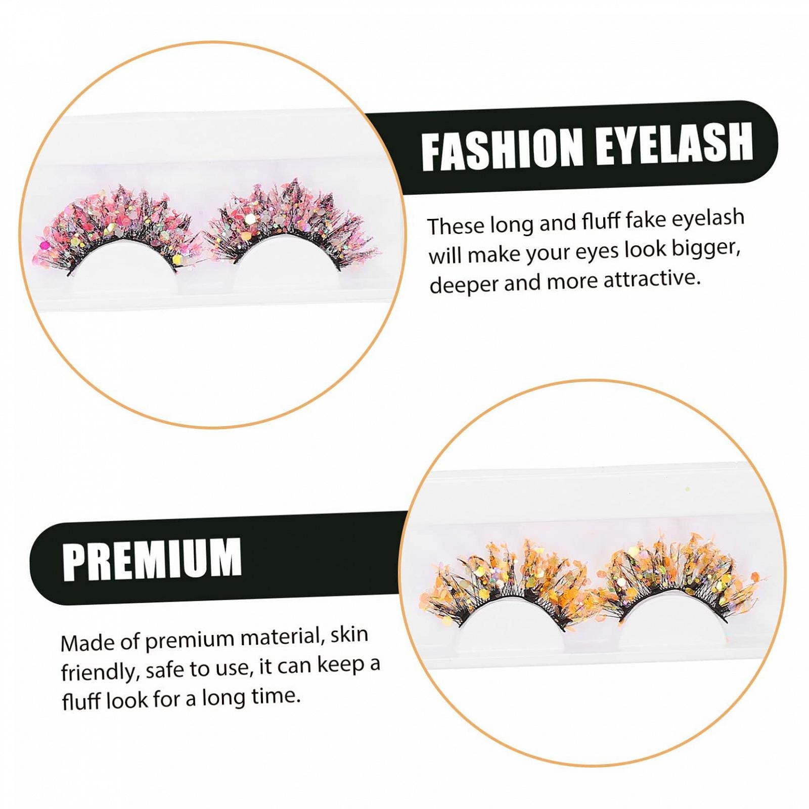 Накладные Ресницы Angoily 18 Пар Пайетки Длинные 3D Искусственное Волокно Бриллиант, фото №6 Накладные Ресницы Angoily 18 Пар Пайетки Длинные 3D Искусственное Волокно Бриллиант, фото №6