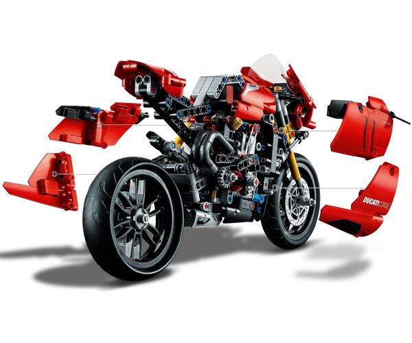 Дизайнер LEGO Technic Ducati Panigale V4 R 42107, фото №6