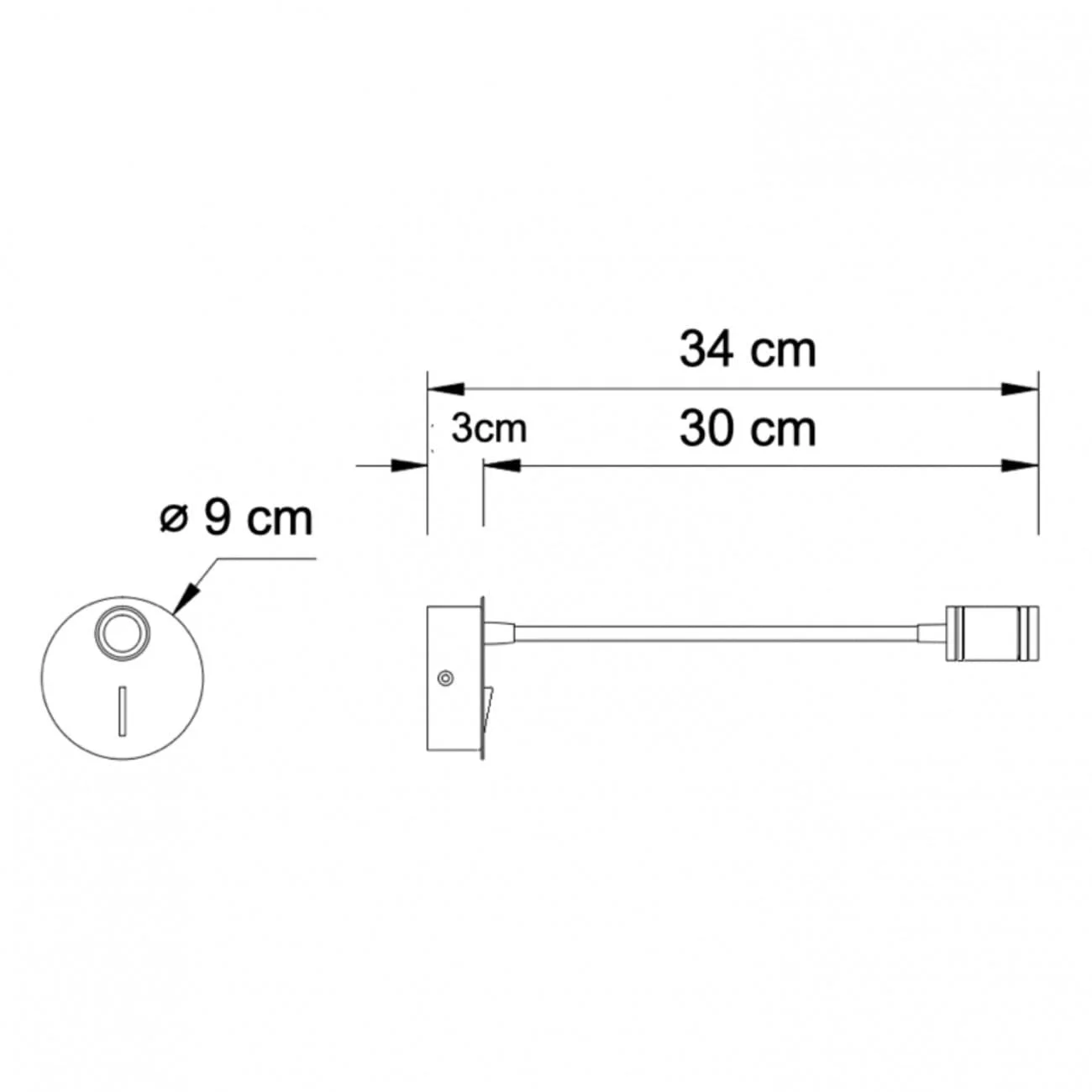 Лампа для читання KOSILUM Aski Soft Світлодіодна Теплий білий 3 Вт 270 лм IP20 Біла, фото №5