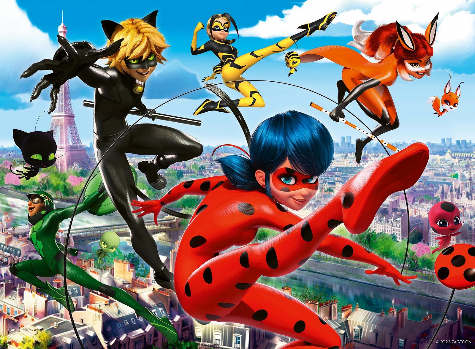 Дитячий пазл Ravensburger Miraculous 12998 Superhero Power 200 деталей XXL від 8 років, фото №2