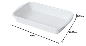 Форма для запікання Riess Classic 0435-033 Емальована 36/21 Біла synthetic.ua - Фото 1