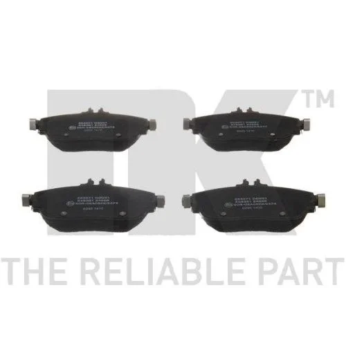 Комплект гальмівних колодок, дискове гальмо NK 223371 для MERCEDES-BENZ INFINITI передня вісь, фото №2