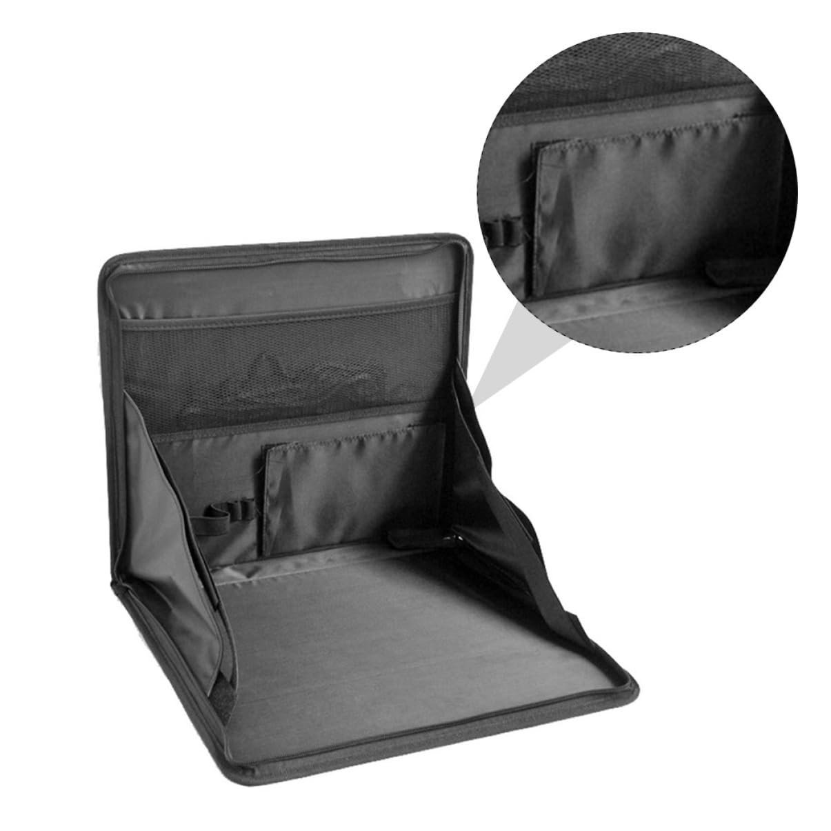 Автомобільний столик для ноутбука Amosfun складаний, тримач для їжі, фото №4