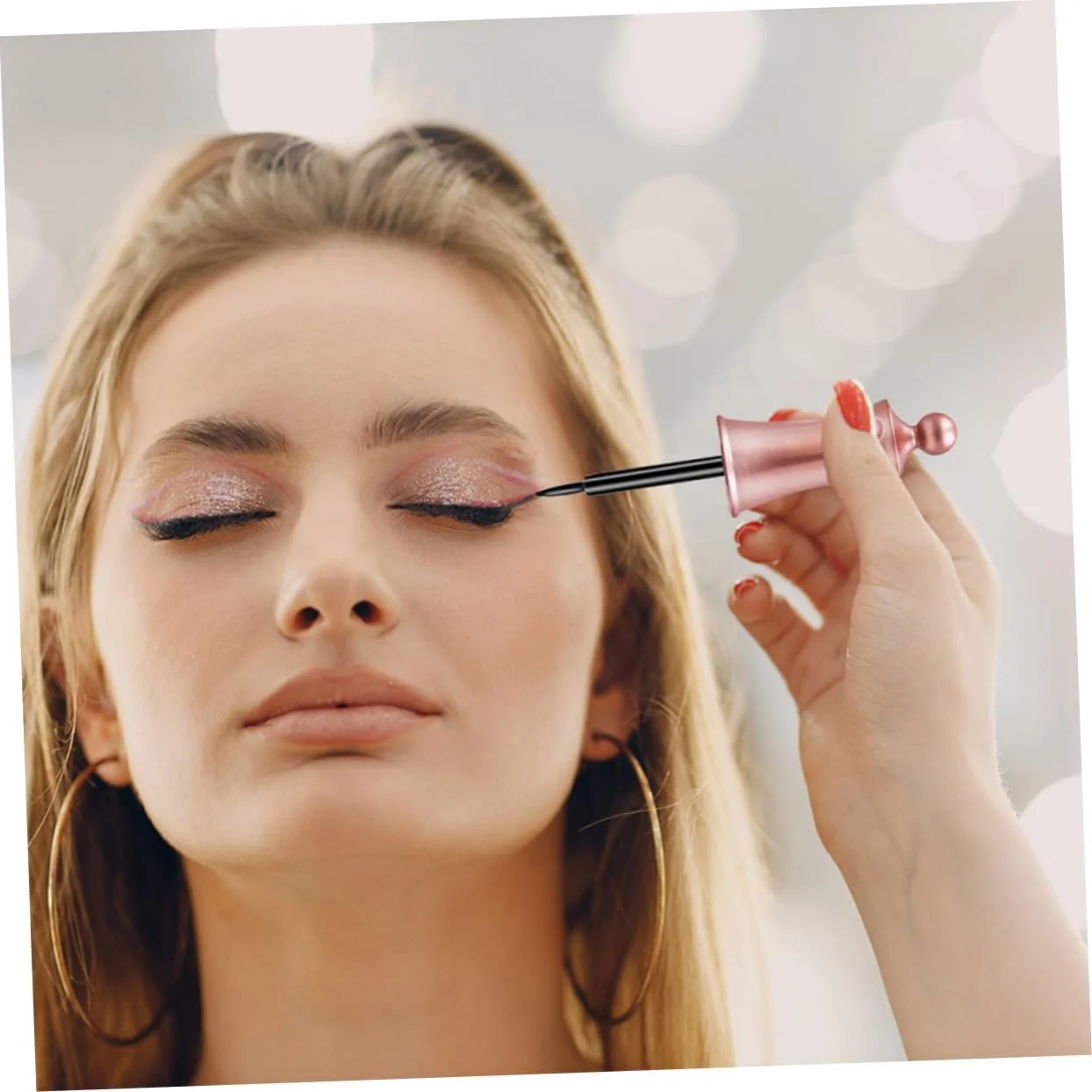 Рідка Підводка Mikinona Magnetic Eyeliner Black, фото №4