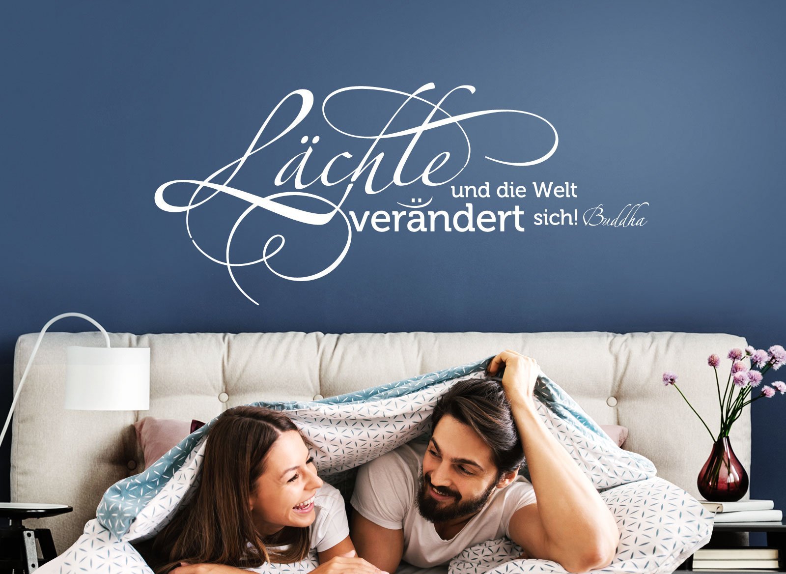 Наклейка на стіну Grandora W994 Quote Buddha Smile 58 x 26 см коричнева, фото №4 Наклейка на стіну Grandora W994 Quote Buddha Smile 58 x 26 см коричнева, фото №4