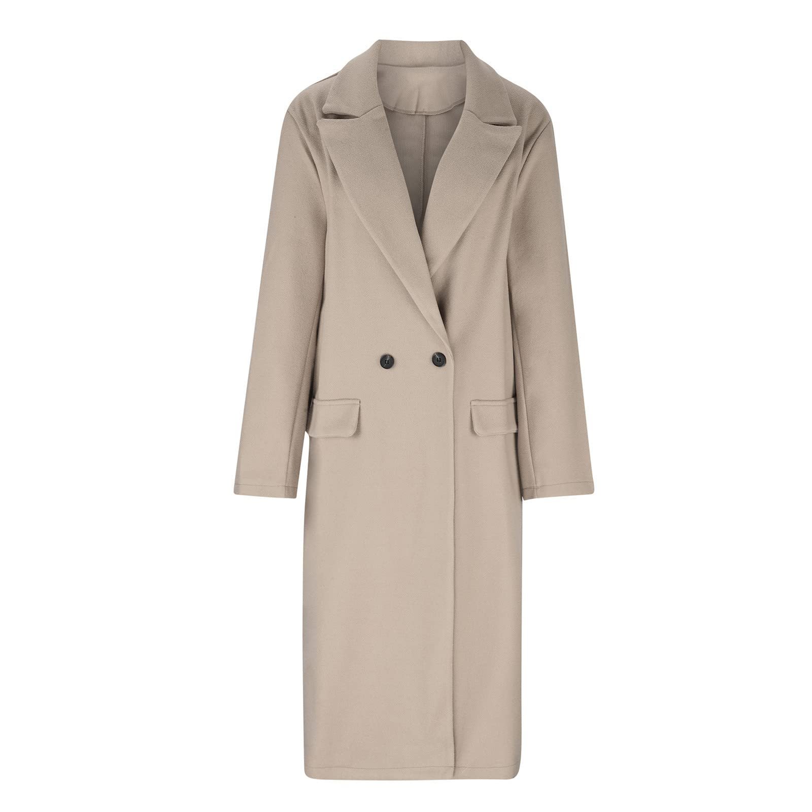 Тренч Женский TURWXGSOd Двубортный Длинный, фото №3 Тренч Женский TURWXGSOd Двубортный Длинный, фото №3