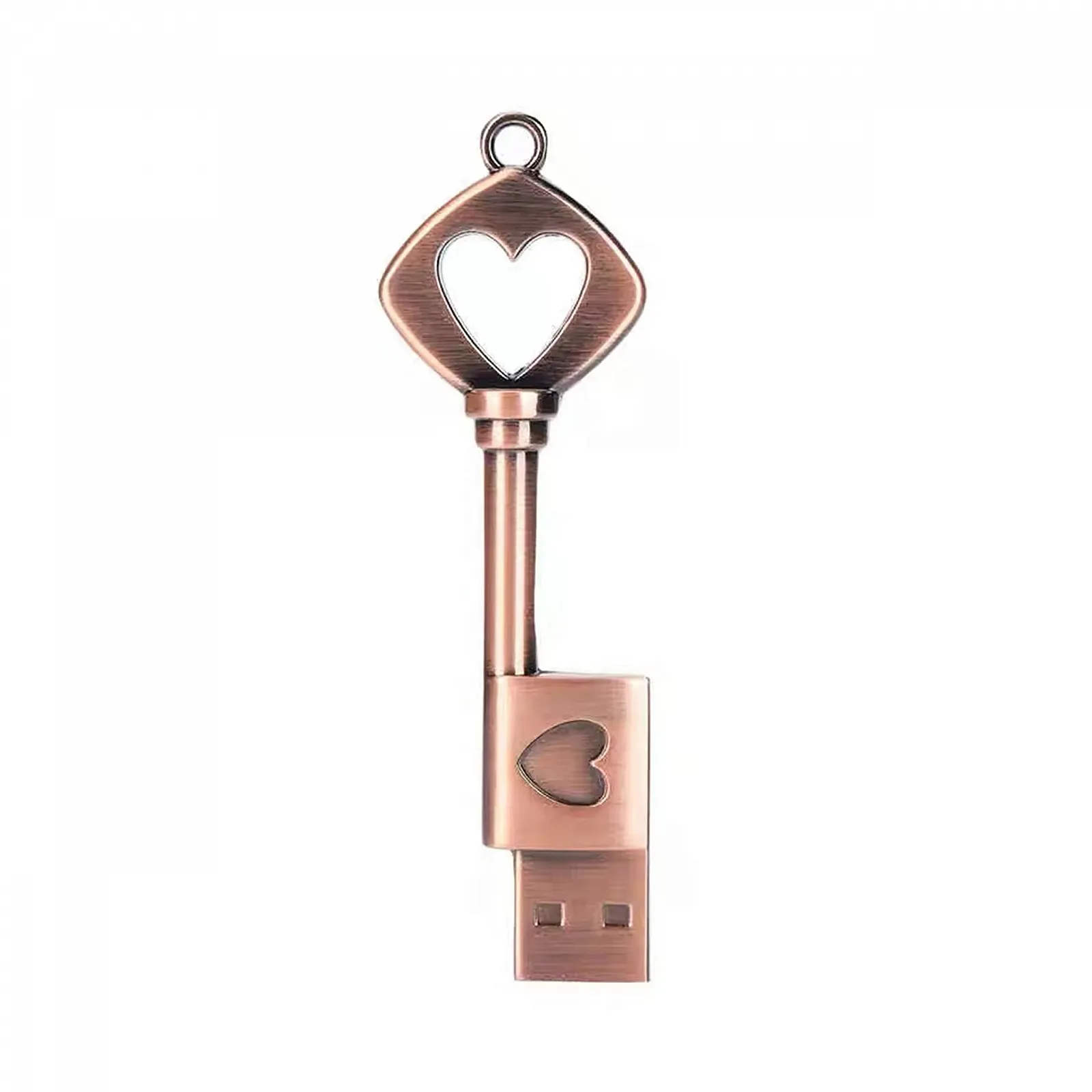 USB-накопичувач Heart Shape Metal USB 3.0 64GB Бронзовий, фото №1 USB-накопичувач Heart Shape Metal USB 3.0 64GB Бронзовий, фото №1