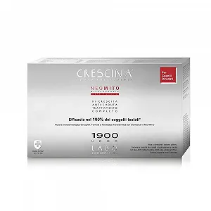 Засіб для росту волосся Crescina Transdermic Neo Mito Follicular Islands Double Treatment 1900 для чоловіків, 40 ампул (20+20) - Фото 1