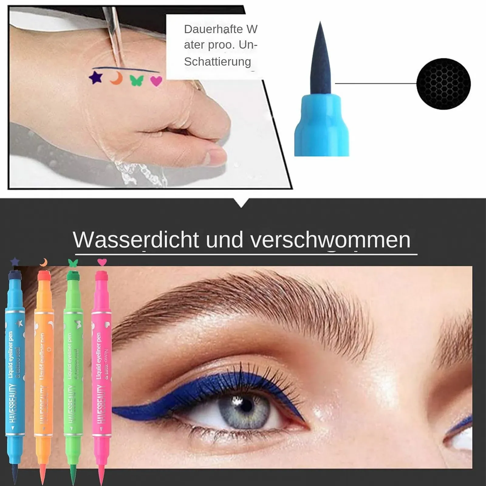 Підводка для макіяжу очей Zibeem Eyeliner, фото №3