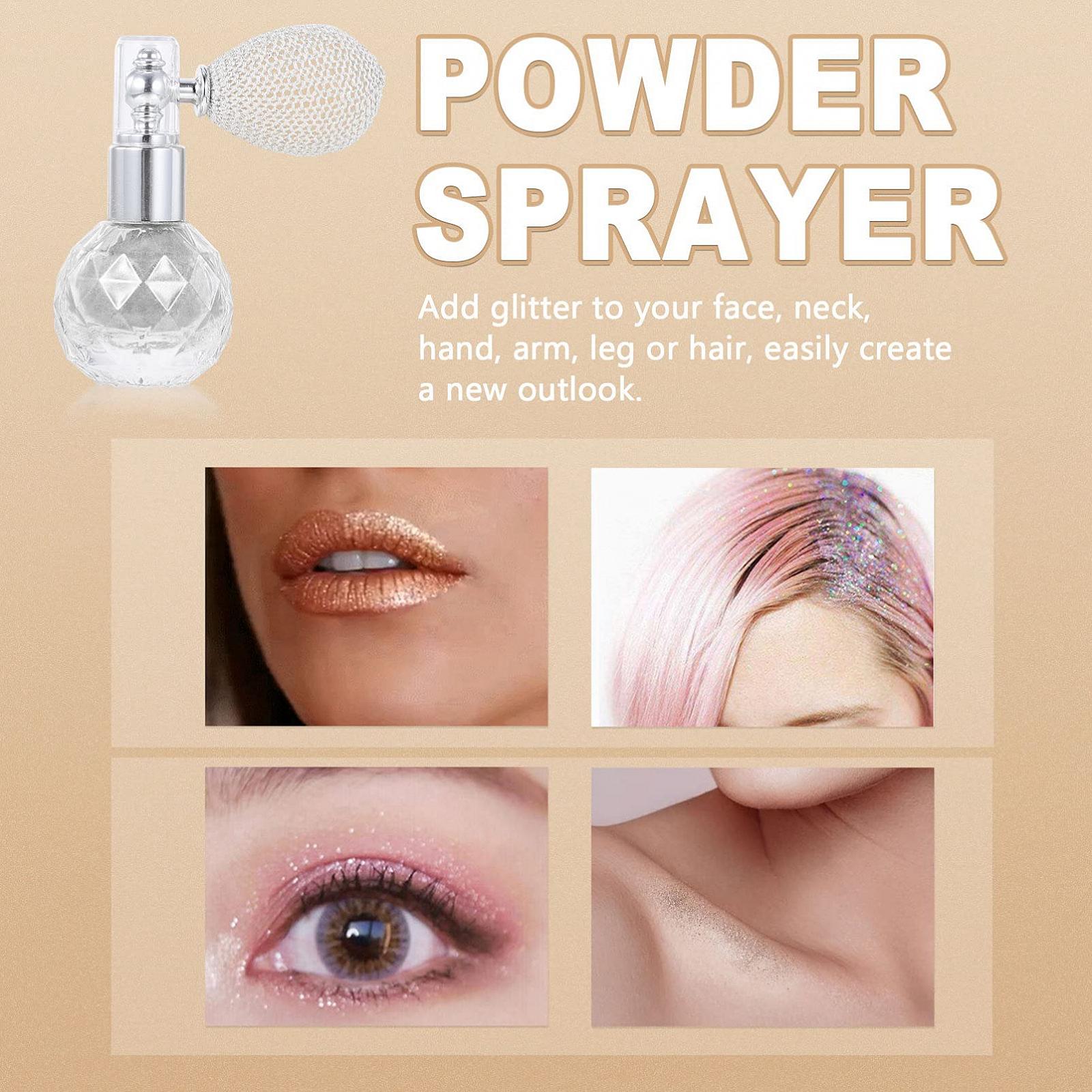 Спрей FOMIYES Glitter Silver Nail Hair Makeup Pack of 7, фото №2