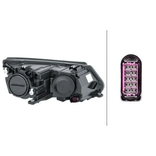 Фара головного света HELLA 1EL 010 749-211 для VW (SVW), левая, фото №2