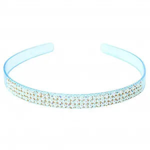 Обруч Дизайнерський з штучними перлинами та стразами - Фото 1