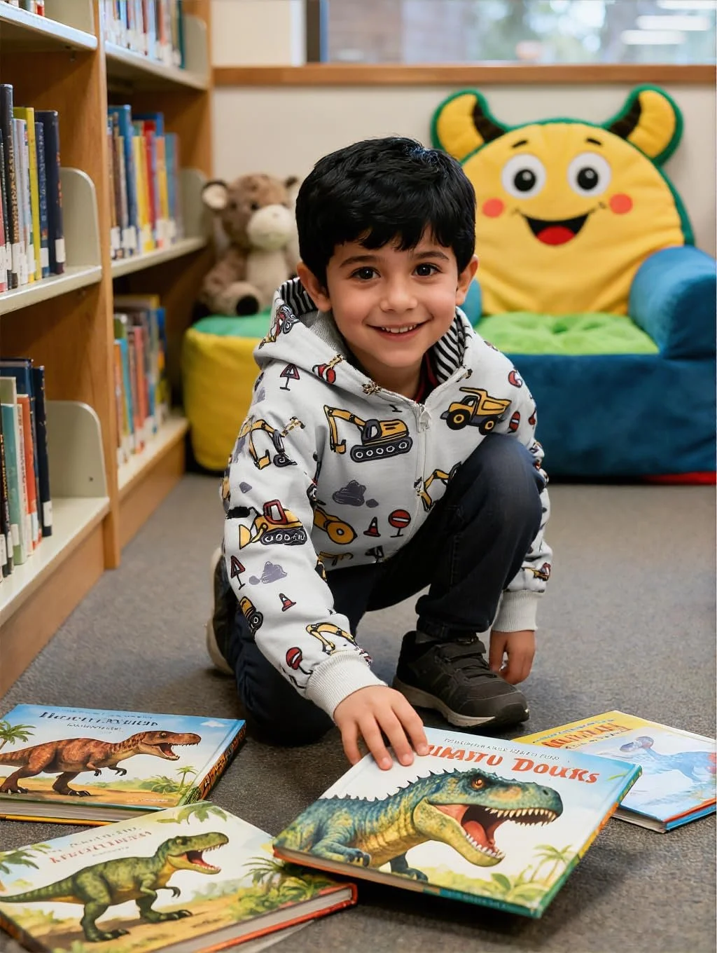 Худи CM-Kid для мальчиков, на молнии, теплая кофта с длинными рукавами, детская куртка с капюшоном и цифровым принтом, размер 92-122, фото №2 Худи CM-Kid для мальчиков, на молнии, теплая кофта с длинными рукавами, детская куртка с капюшоном и цифровым принтом, размер 92-122, фото №2