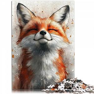Пазл Smiling Fox Акварельная лиса 1000 элементов 38 x 26 см цена на synthetic.ua - Фото 1 Пазл Smiling Fox Акварельная лиса 1000 элементов 38 x 26 см synthetic.ua - Фото 1
