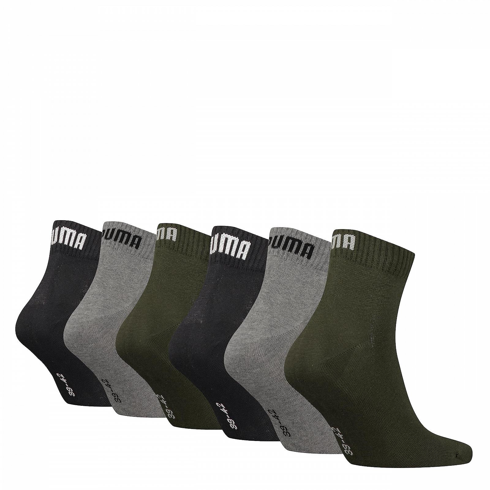 Шкарпетки PUMA Unisex Quarter (6 пар), фото №2