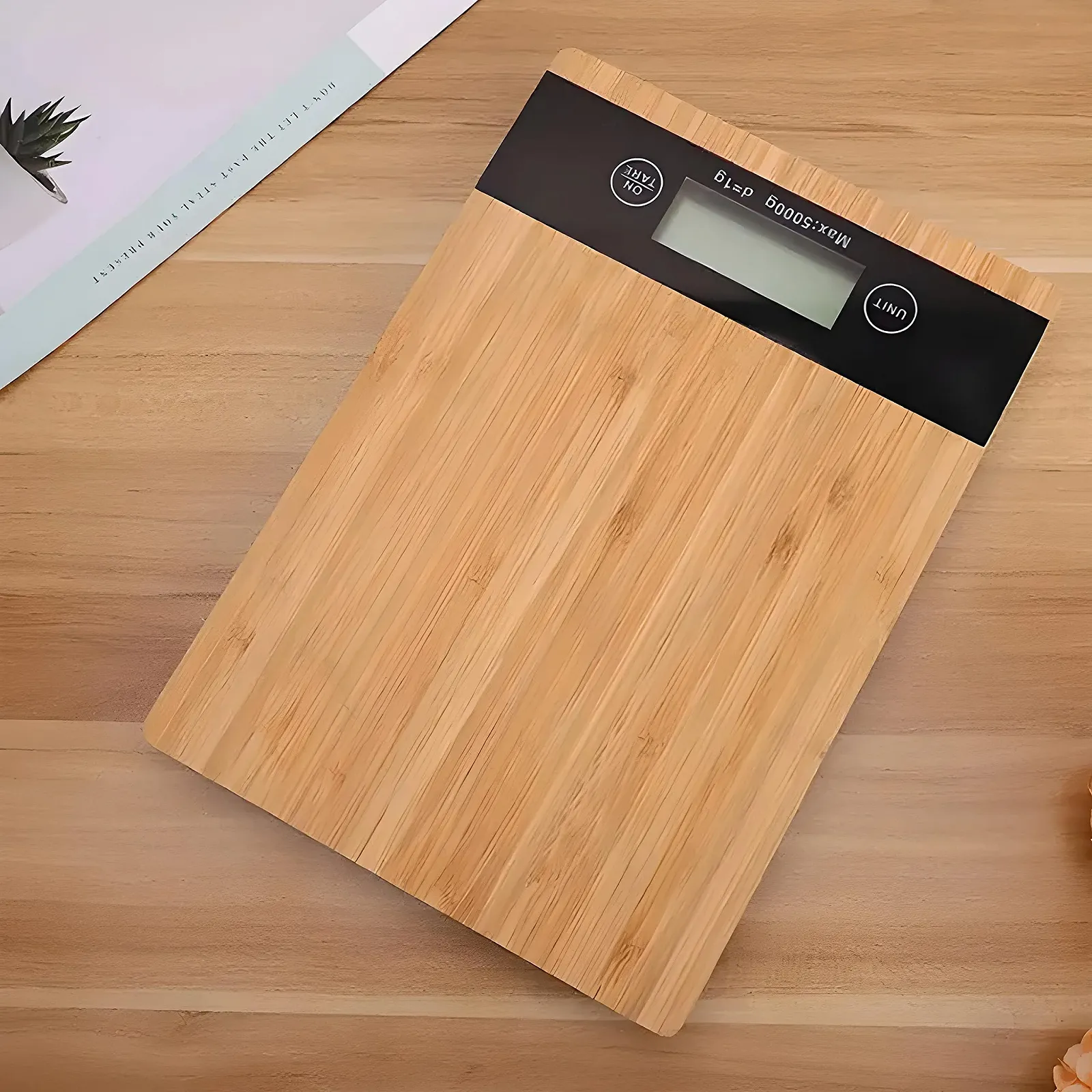 Ваги кухонні цифрові Retoo Bamboo Design 5 кг Sensor Touch LCD дисплей, фото №4 Ваги кухонні цифрові Retoo Bamboo Design 5 кг Sensor Touch LCD дисплей, фото №4
