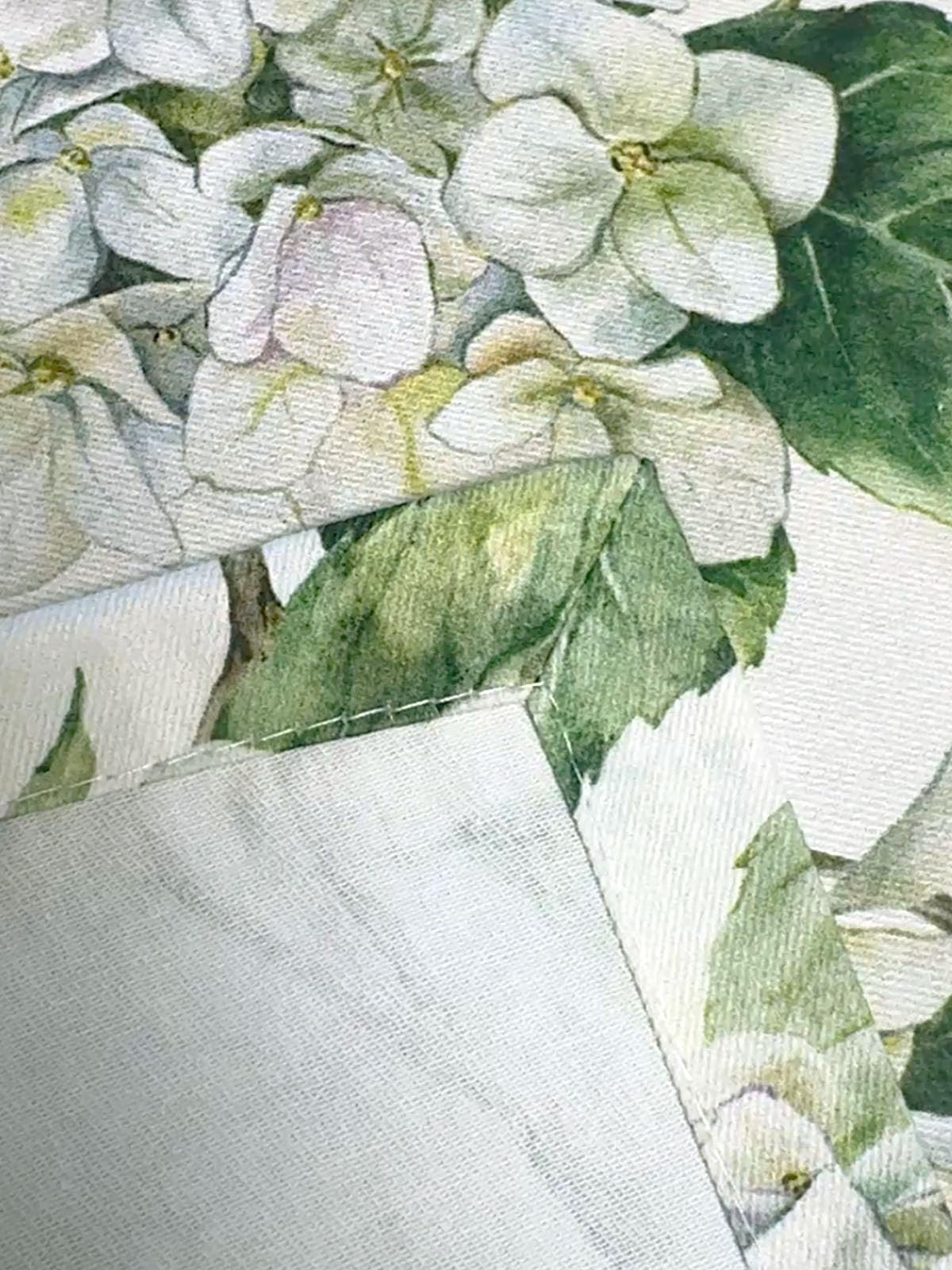 Скатертина beties Landlust Hydrangea 80 x 80 см 100% Бавовна White, фото №5