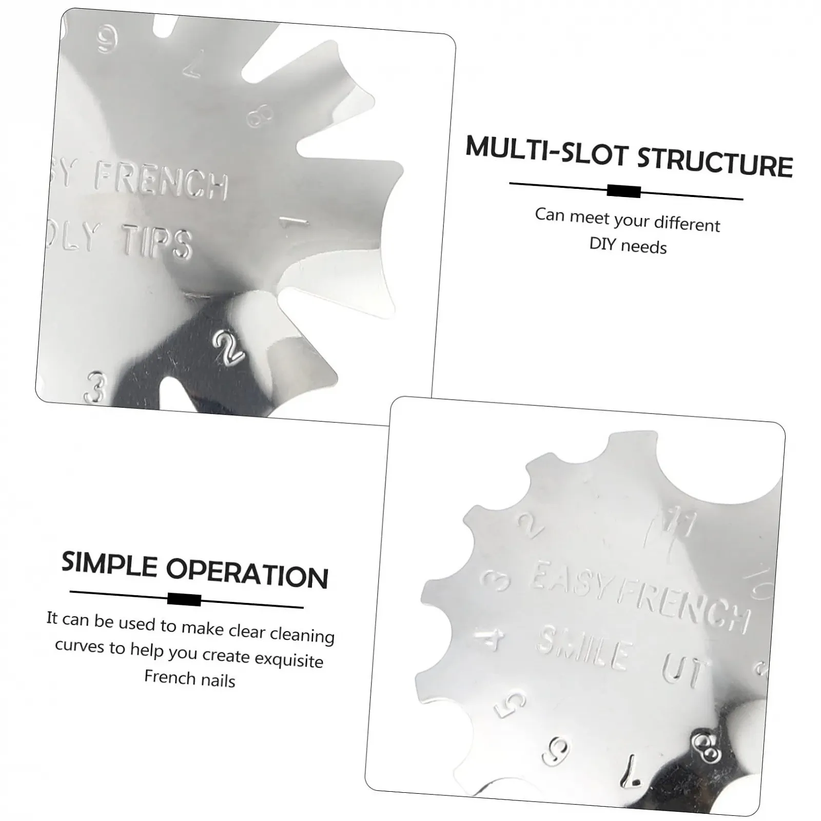 Трафареты для ногтей WRITWAA 7 шт. Многоразовый, фото №7