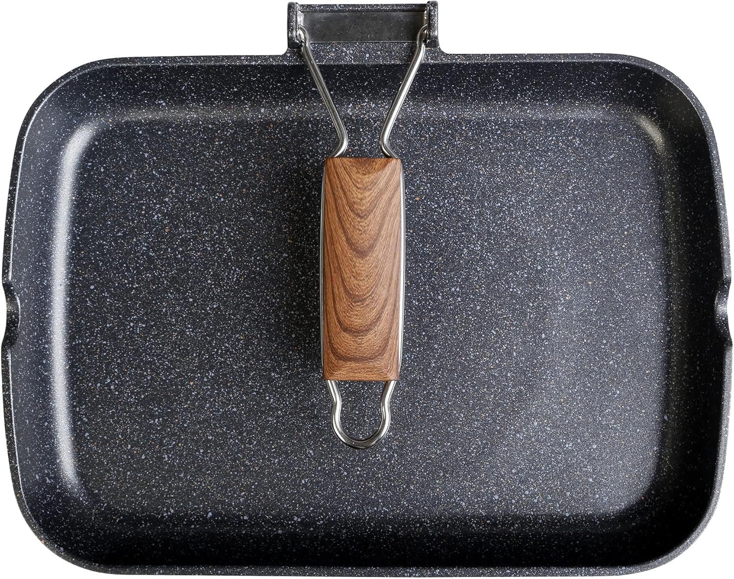 Сковорода-гриль WECOOK! Ecochef Titanium Індукційна гладка, 34 x 24 см, фото №7