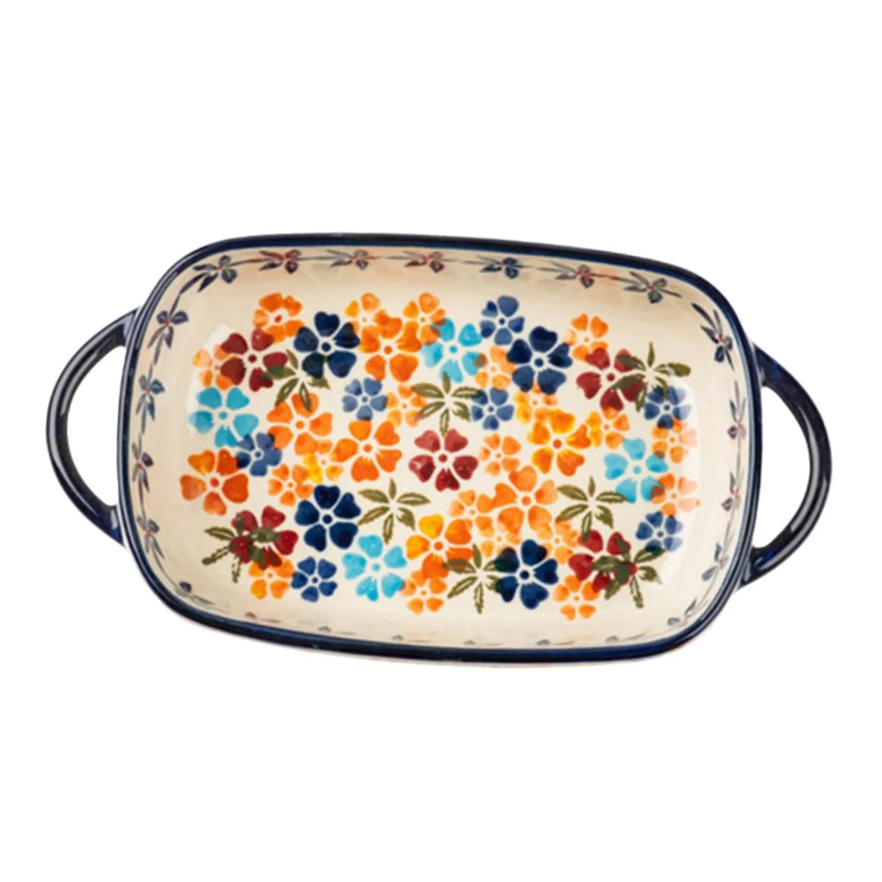 Керамическая форма для запекания Happyyami с двумя ручками термостойкая для риса и пасты, фото №1