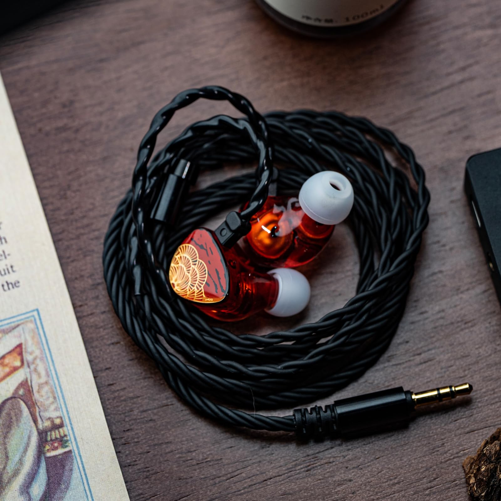 Навушники LINSOUL TANGZU x HBB XuanNv In-Ear Monitor 2 Dynamic Drivers HiFi IEM Чорний, фото №6