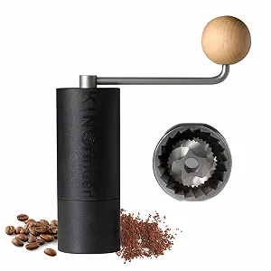 Ручная кофемолка KINGrinder P0 Легкая для мока, френч-пресса, капельная с последовательной установкой, коническая мельница из нержавеющей стали, вместимость 20 г - Фото 1
