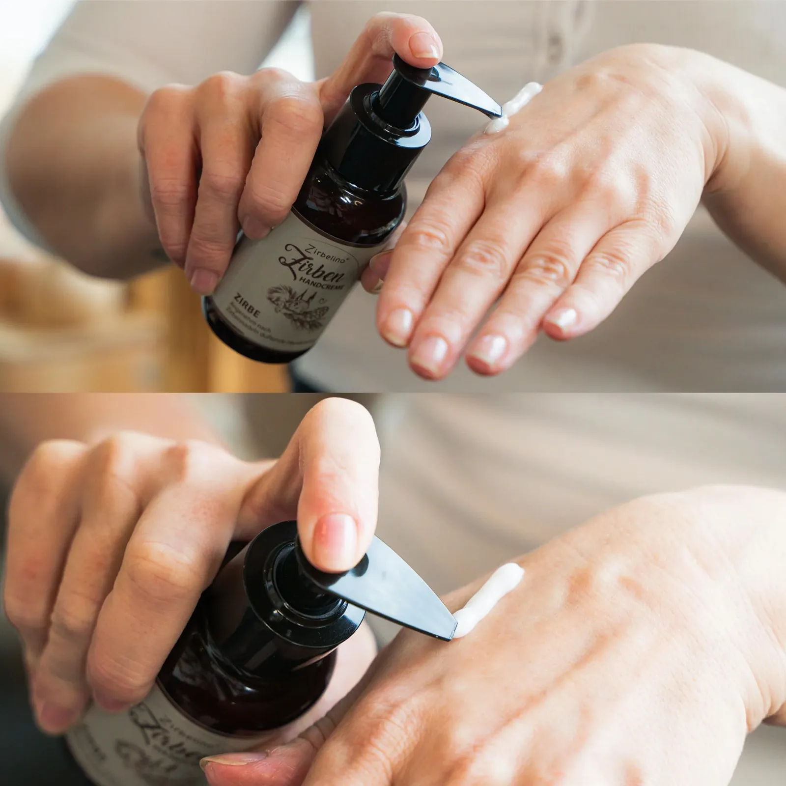 Крем для рук ZirbenHand Увлажняющий с дозатором 100 мл, фото №6