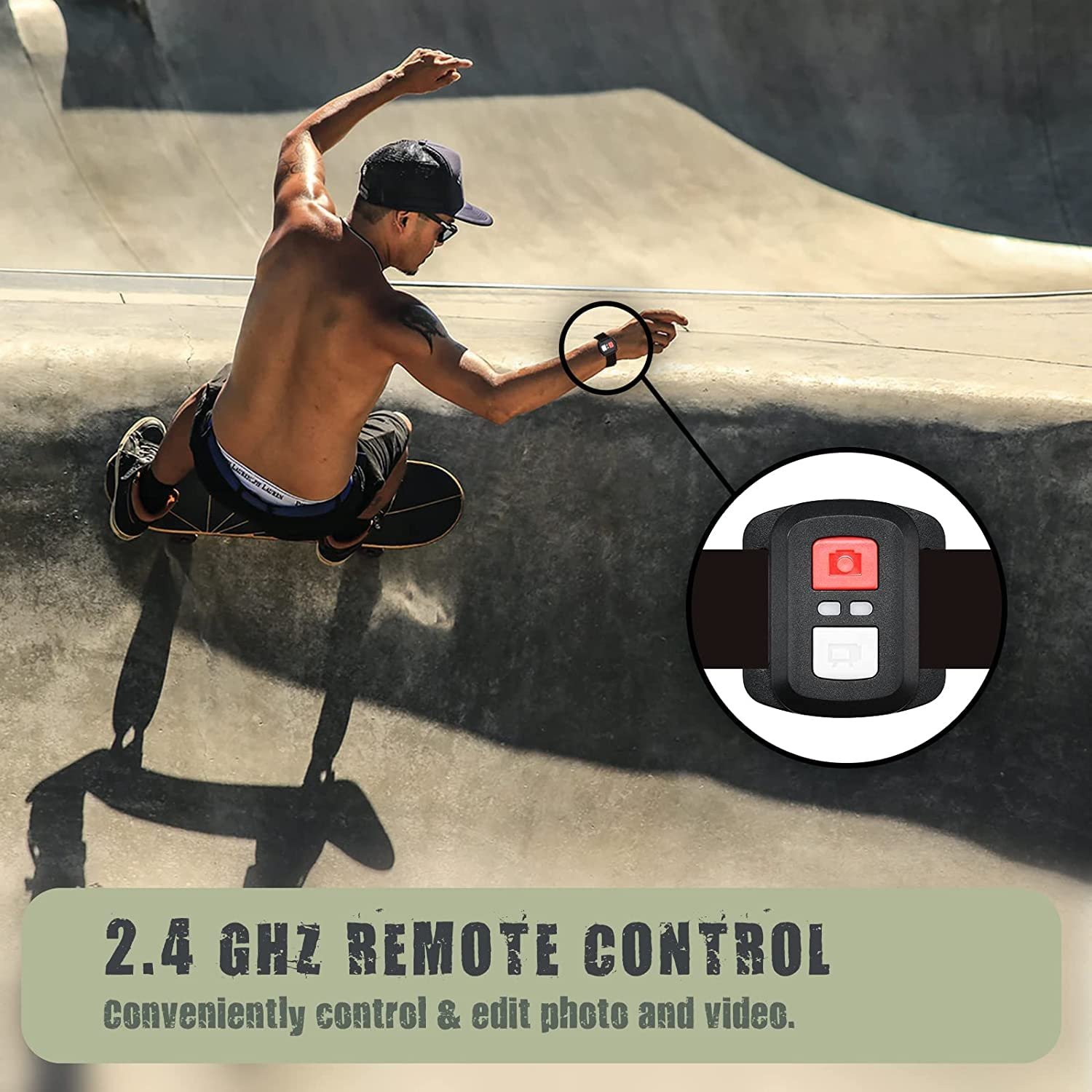 Экшн-камера Icefox 4K Ultra HD 20MP Водонепроницаемая 40м 170° Сверхширокий угол WiFi Камкордер Стабилизация изображения Ice Dual 1350 mAh Батарея, фото №5