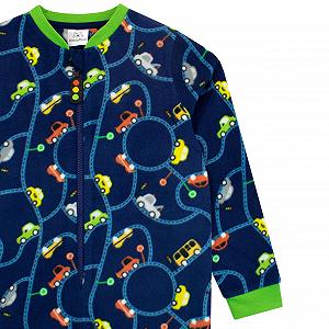 Чоловічий спальний комбінезон Harry Bear Транспорт synthetic.ua - Фото 1