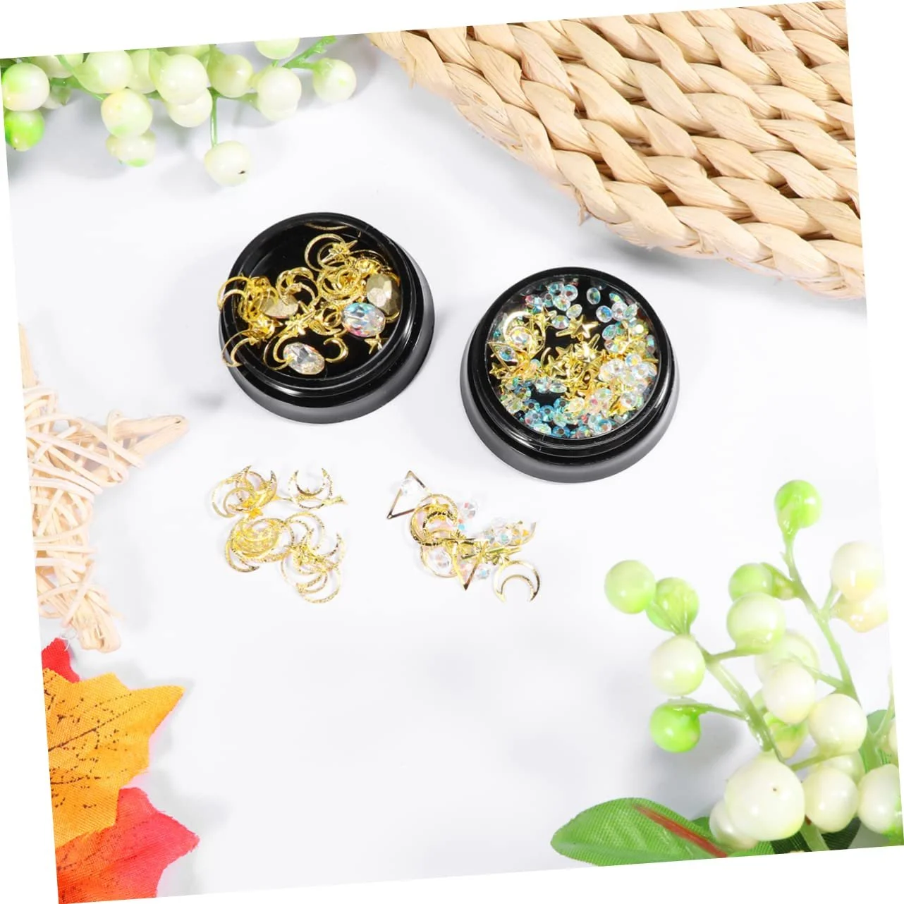 Набір кольорових страз FRCOLOR для манікюру, 3D, фото №8