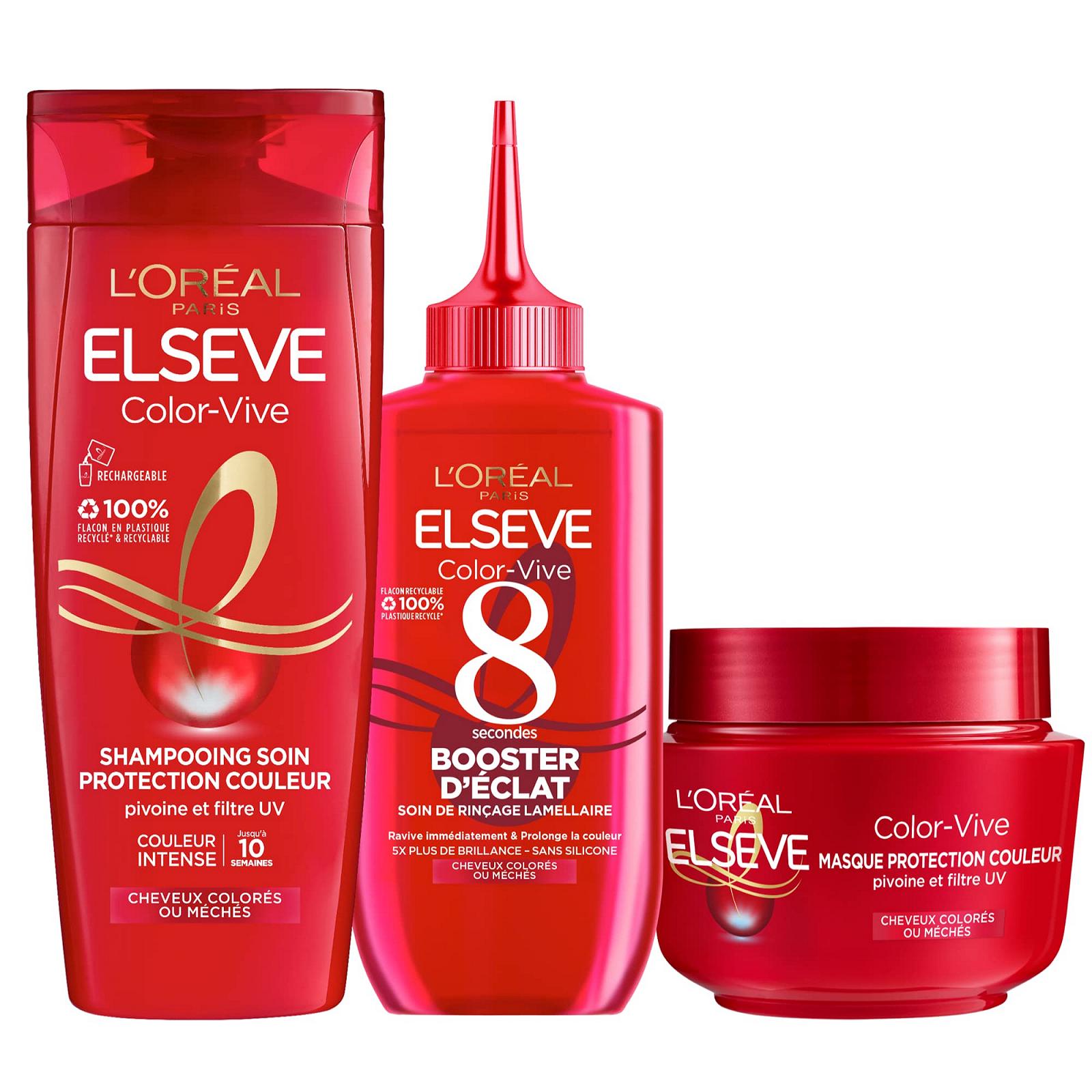 Шампунь L'ORÉAL PARIS Elseve Color-Vive для фарбованого, освітленого або мелірованого волосся, фото №1