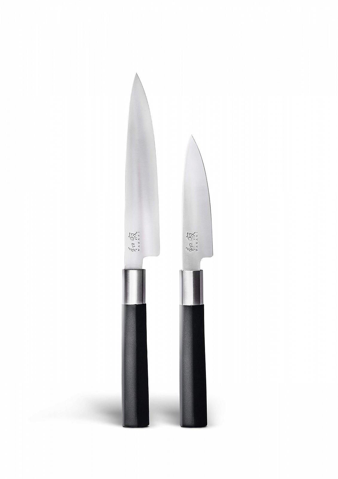 Набір ножів KAI Wasabi Black 2-Piece 67-W20, фото №1