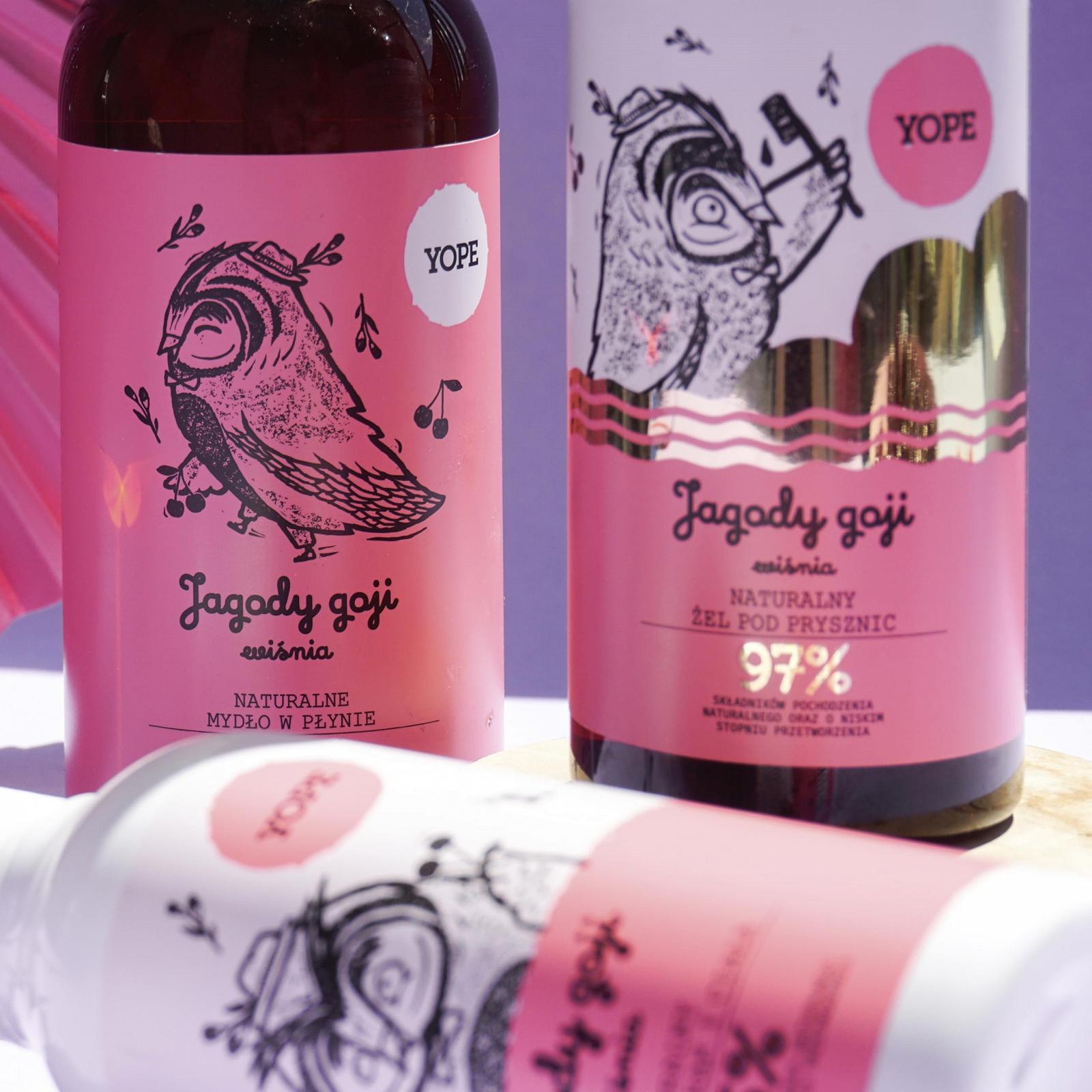 Гель для душа Yope GojiBereren und Kirsche 400 мл, фото №6