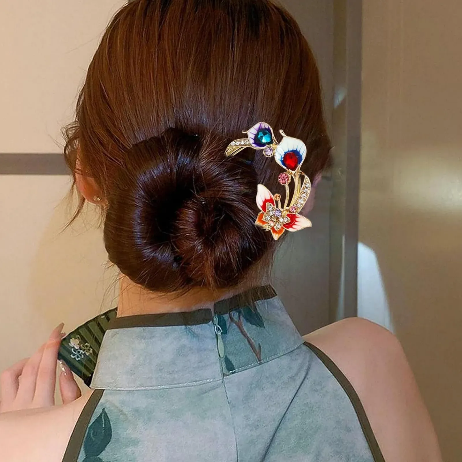 Заколка для волос U-образная Расписная, фото №9 Заколка для волос U-образная Расписная, фото №9