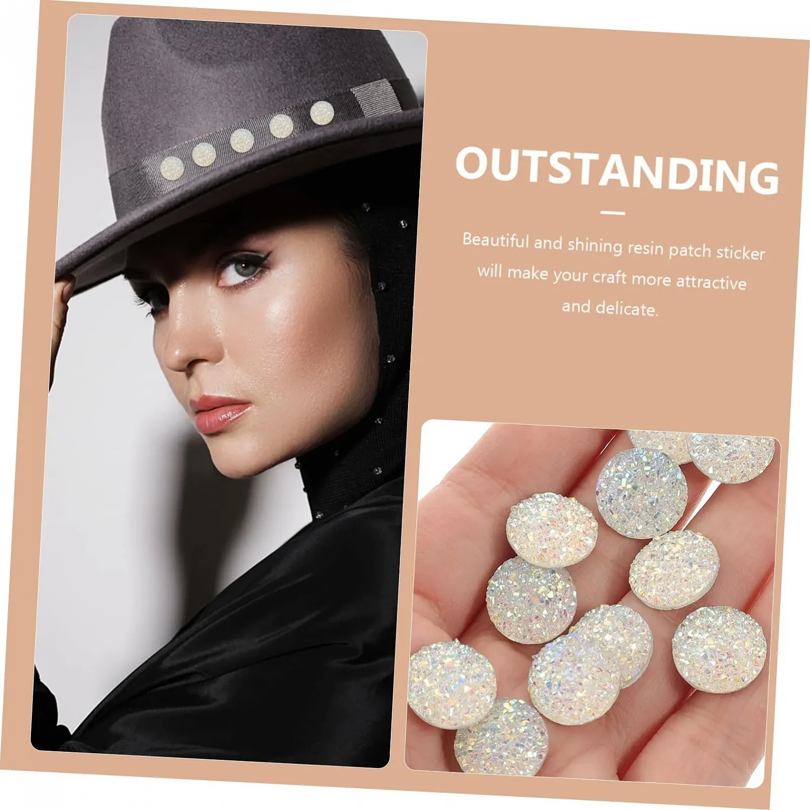 Стрази Gypsophila minkissy 400 шт плоске дно, кристали, фото №7