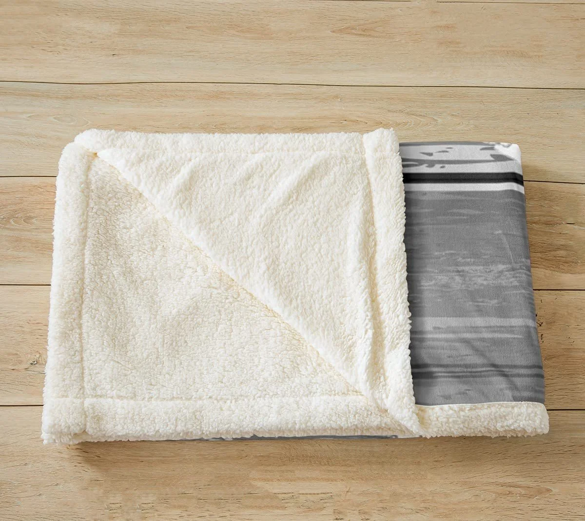 Покривало Tbrand Якір, Морська тематика, 150 x 200 см, Вінтажний вигляд, Потерте дерево, Сільський стиль, фото №5