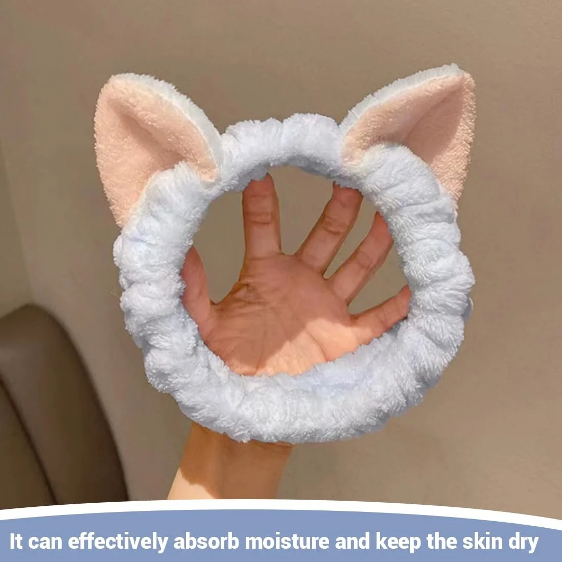 Пов'язка для волосся Косметична Спа Пов'язка на голову для макіяжу, фото №5