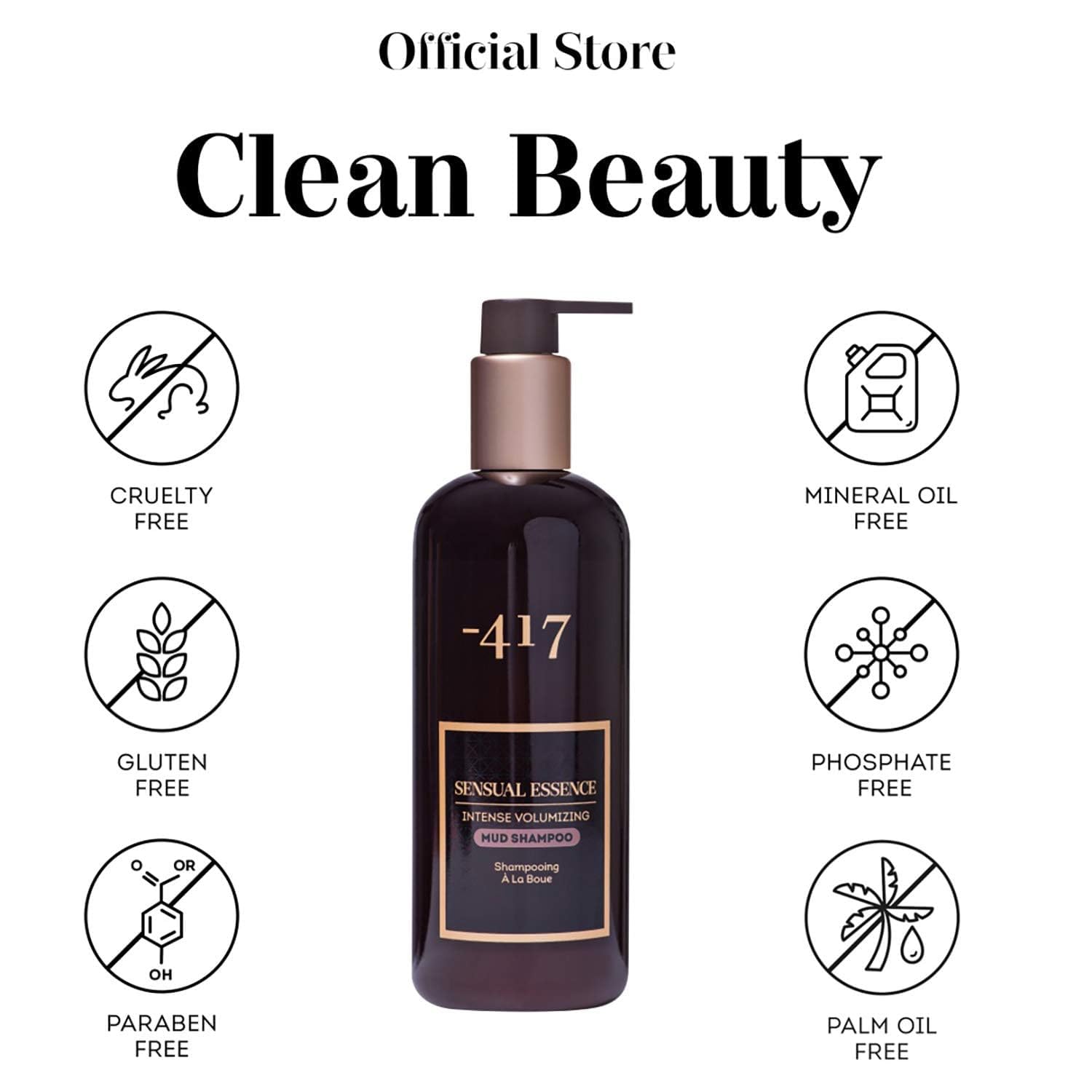 Шампунь -417 Dead Sea Cosmetics Mud з мінералами Мертвого моря, фото №3