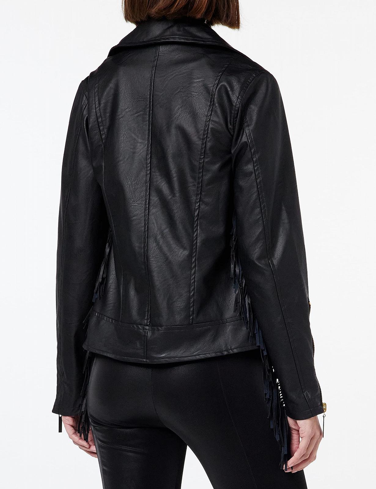 Кожаная Куртка KENDALL & KYLIE K&K W VGN KKW3716104 XS, черная, фото №5