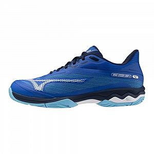 Теннисные кроссовки Mizuno Wave Exceed Light 2 CC Mужские 61GC232028 Синий synthetic.ua - Фото 1
