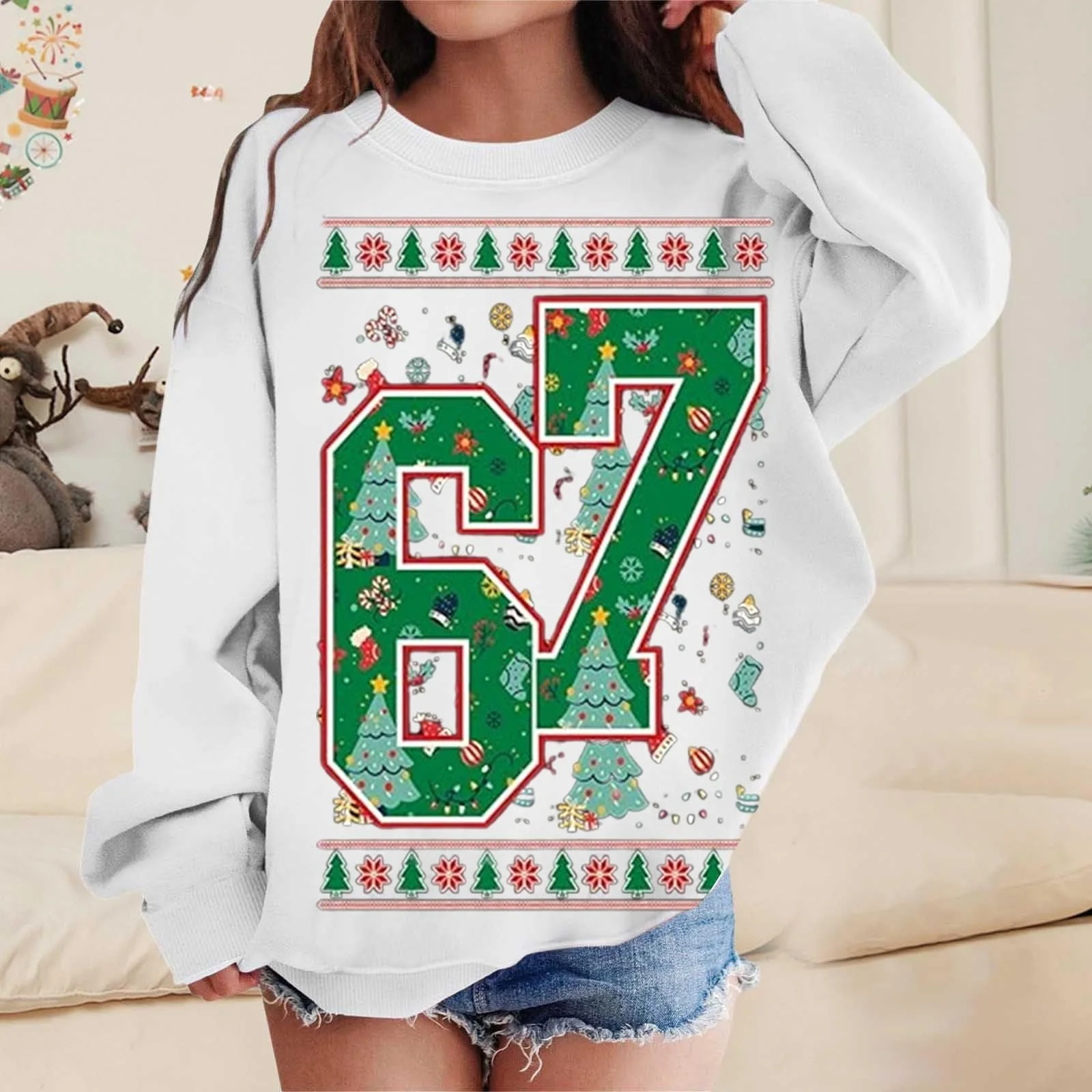 Свитшот для мальчиков, детский свитшот, детская толстовка с длинными рукавами, свитшот для девочек с круглым вырезом и длинными рукавами, удобный Ge67 с принтом, спортивная одежда, свитшот, пуловер, худи, фото №2