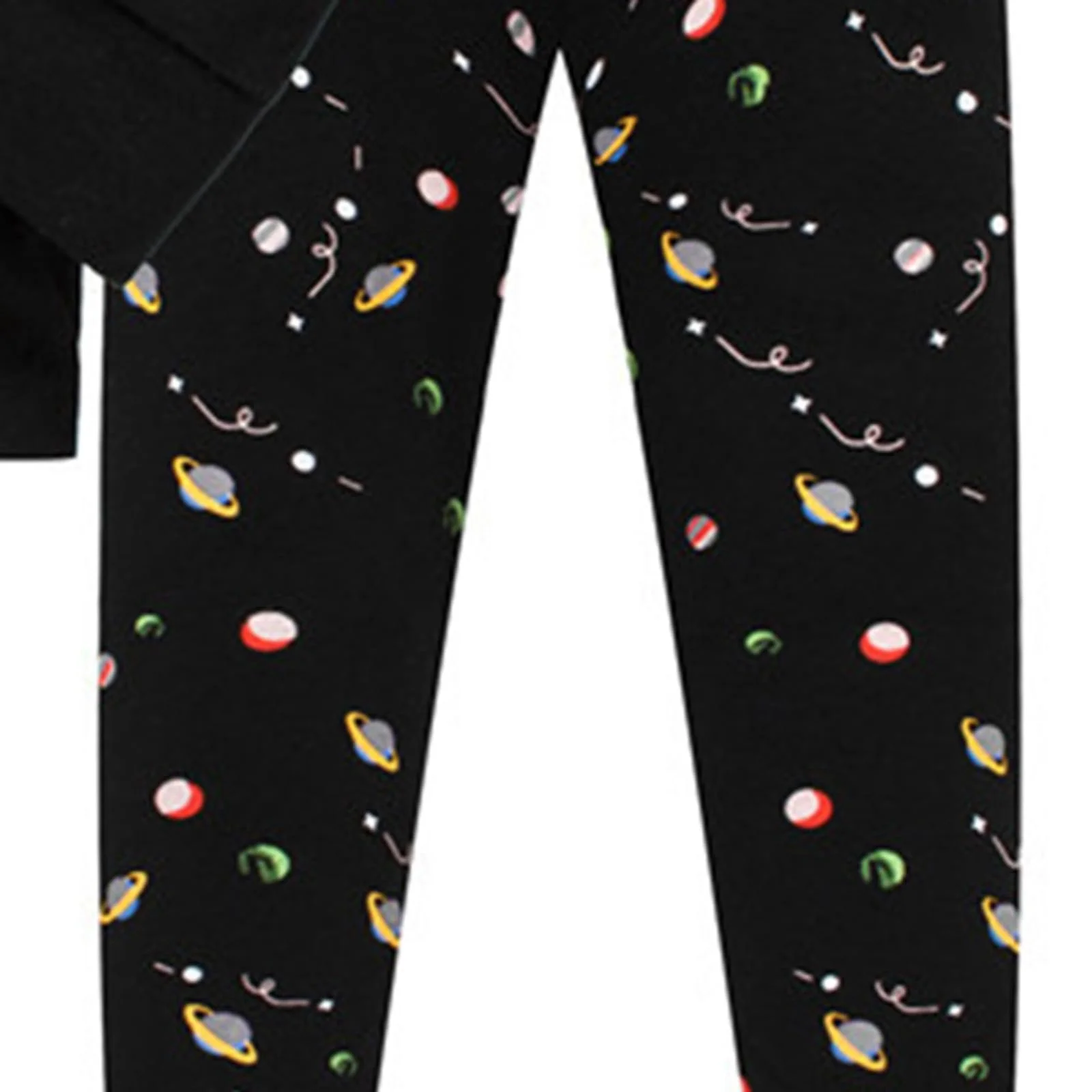 Комплект дитячий (топ, штани) з довгими рукавами для хлопчиків, принти, 2 шт., фото №3