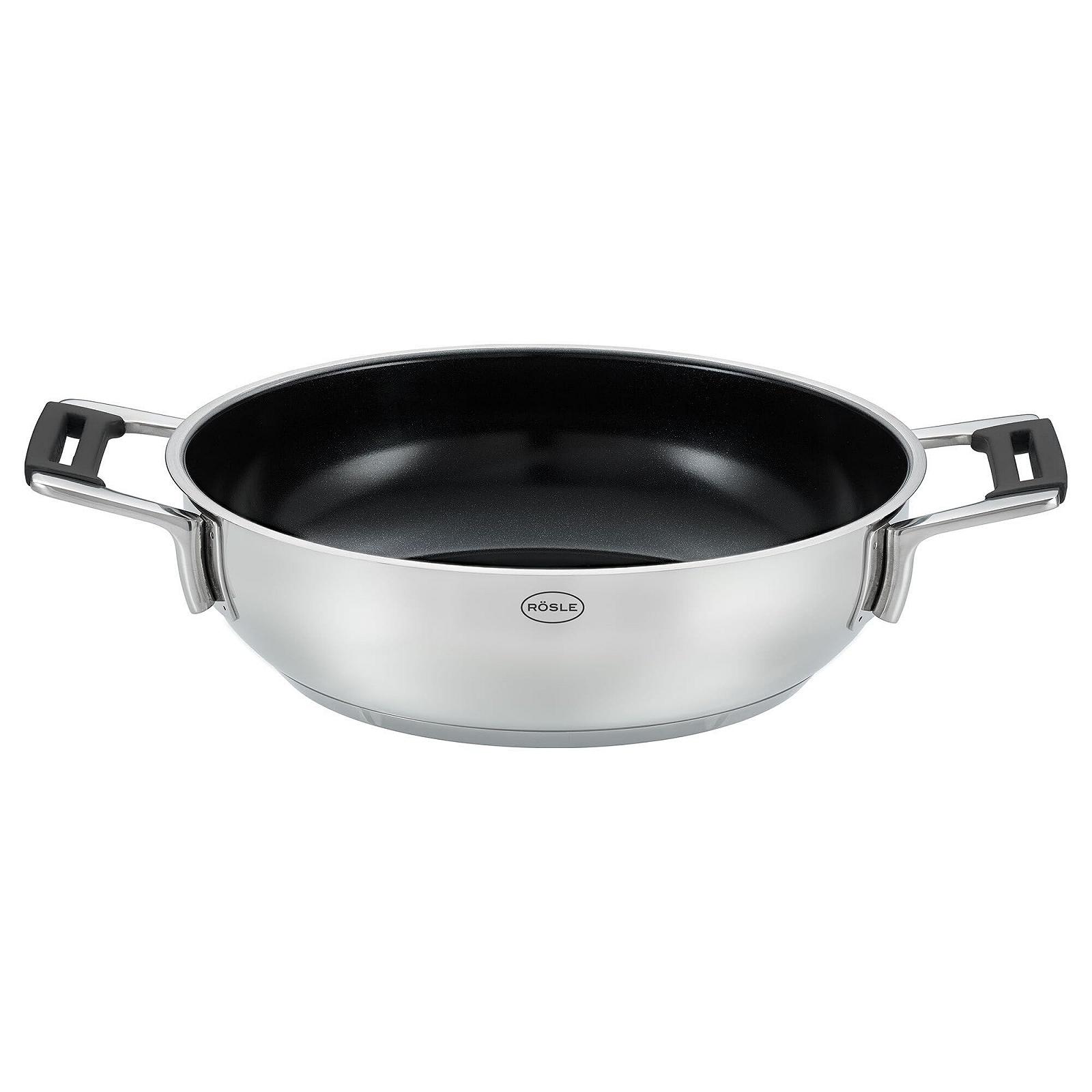 Сковорідка RÖSLE Silence Pro CeraPlus, Срібляста, фото №1 Сковорідка RÖSLE Silence Pro CeraPlus, Срібляста, фото №1