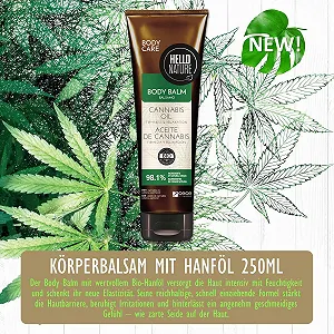 Бальзам для тела P-Beauty Naturkosmetik с органическим маслом семян конопли, веганский, для женщин и мужчин, для сухой и чувствительной кожи, увлажняющий и регенерирующий synthetic.ua - Фото 1