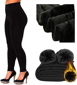 Леггинсы RASH ACCESSORIES Зимние Термальные на Флисе Черный Размер 10-20 - Фото 1
