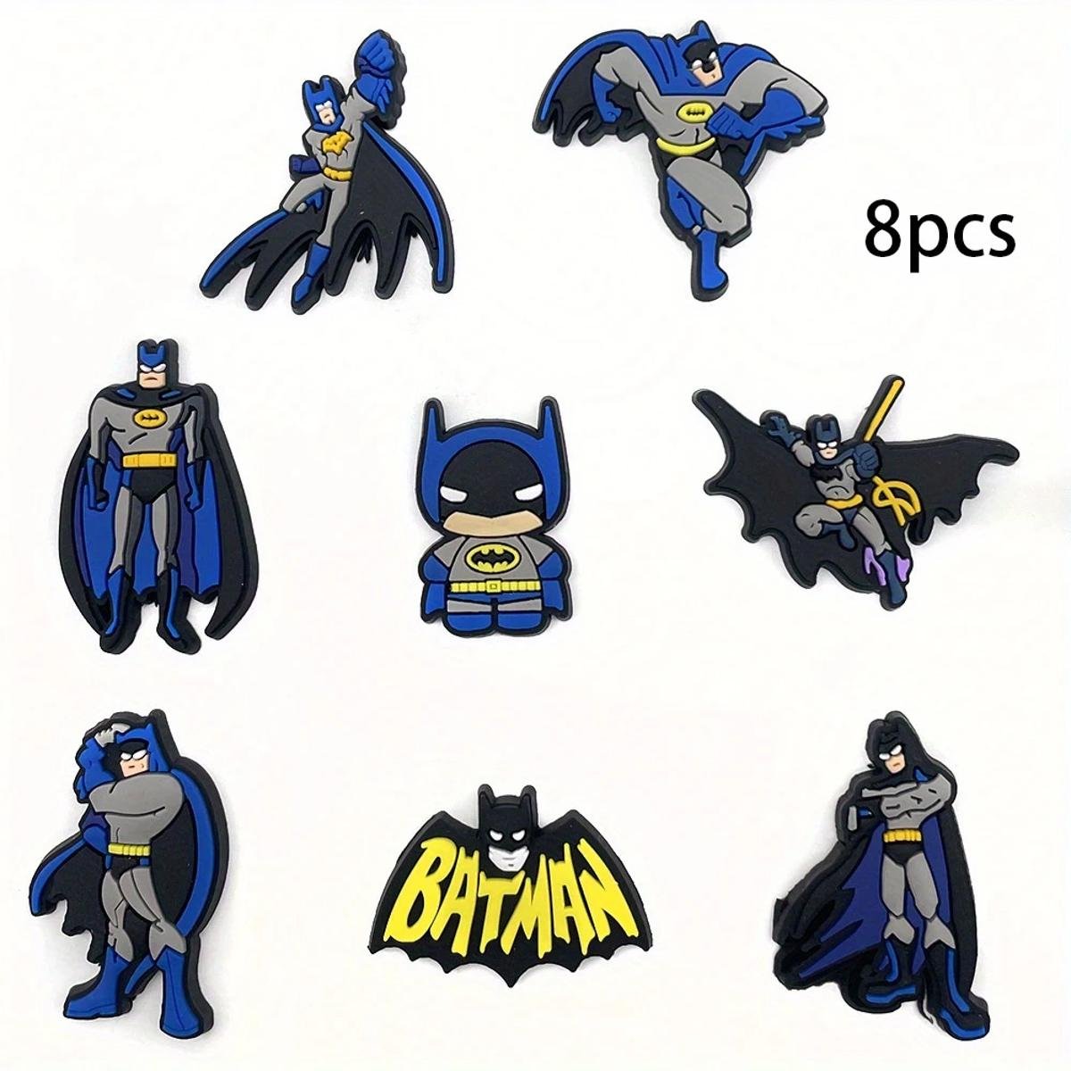 Джибитсы Бэтмен Batman 8 шт аксессуары Крокс украшение, фото №3