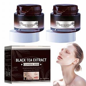 Маски очищающие Tip-Off для ухода за лицом Глубокое очищение с экстрактом чая Антивозрастная маска для эффекта упругости Набор из 2 шт. Идеально для свежей и чистой кожи - Фото 1