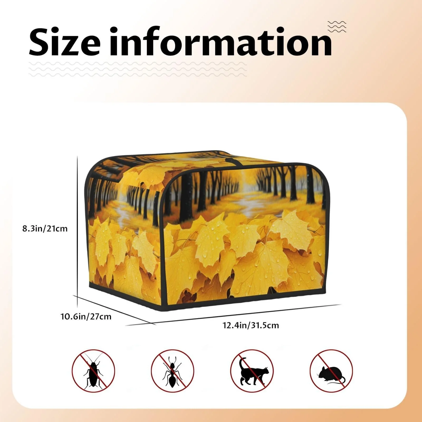 Чехол для 4-ломтикового тостера с двумя карманами, фото №2 Чехол для 4-ломтикового тостера с двумя карманами, фото №2