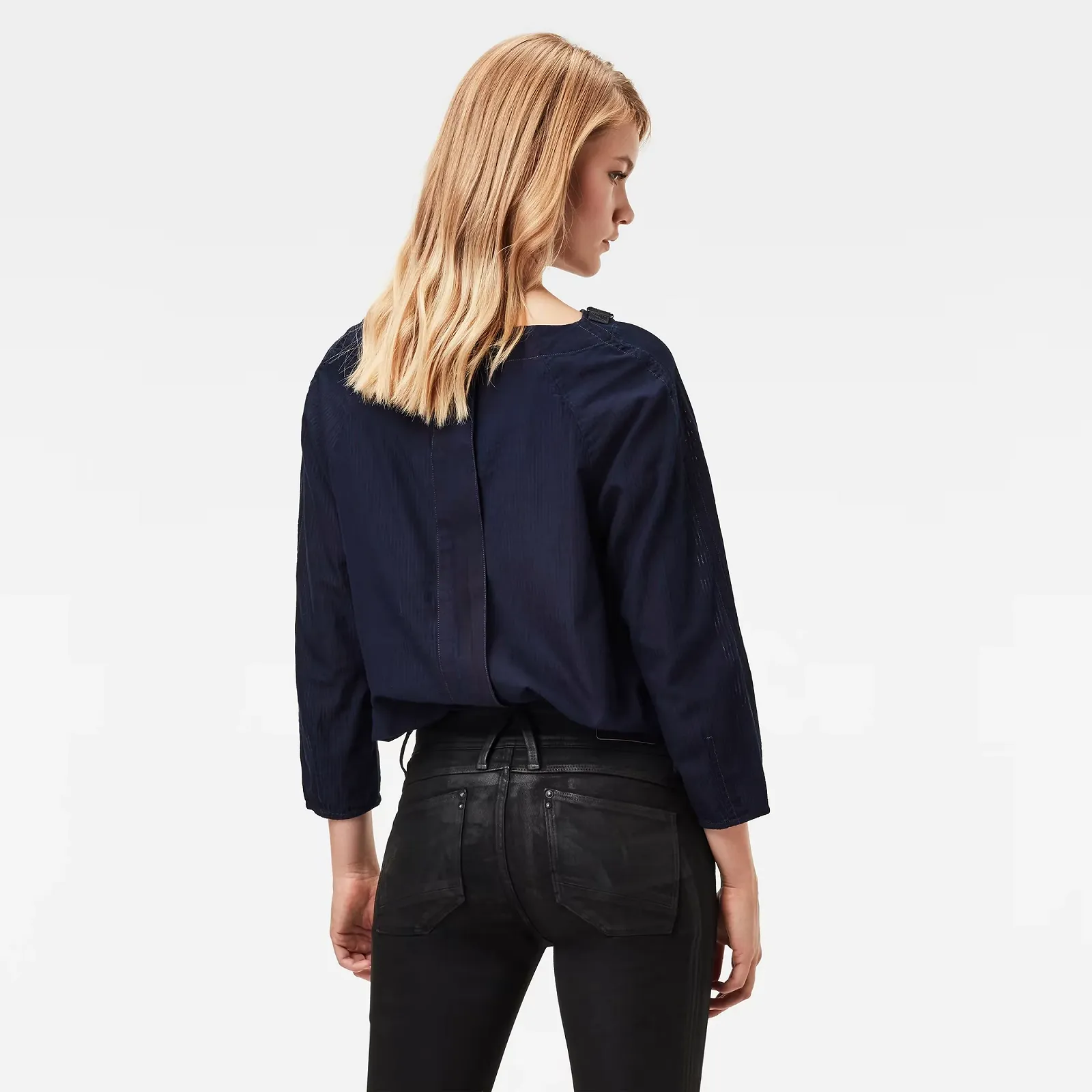 Женский топ G-Star RAW Gathered Neck Top - S, фото №3 Женский топ G-Star RAW Gathered Neck Top - S, фото №3