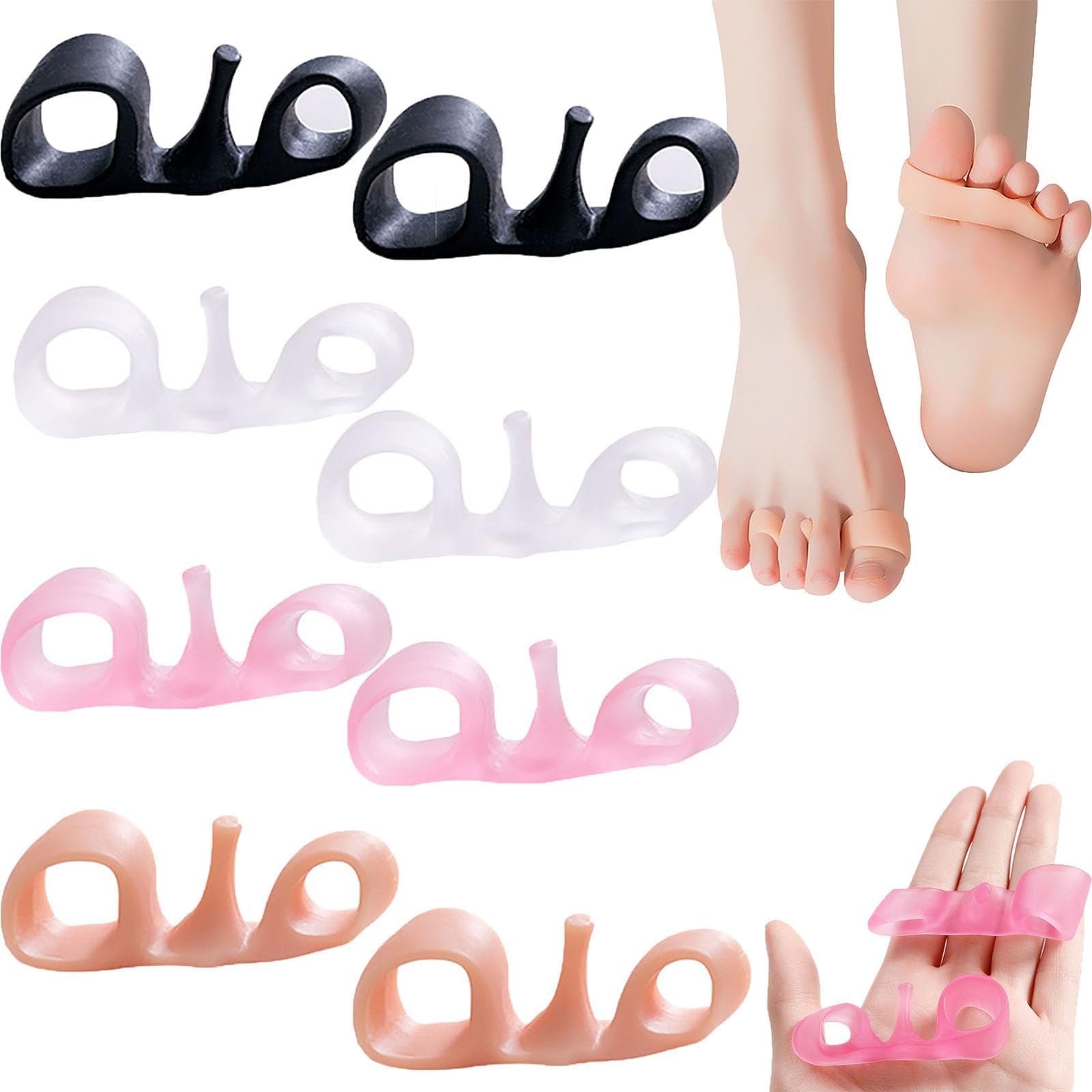 Комплект Bodyfeet Aligners, Ортопедичний гелевий коректор для вальгусної деформації, фото №1